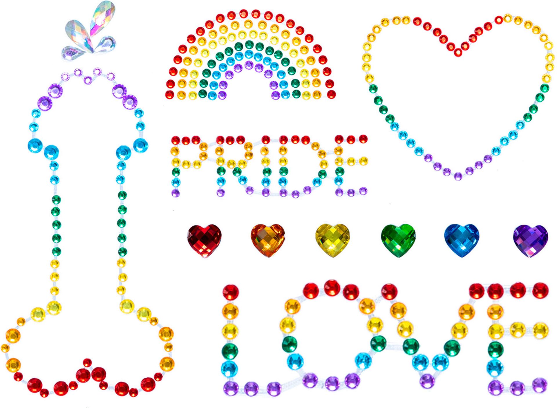 Pride Bodyjewels Stickers