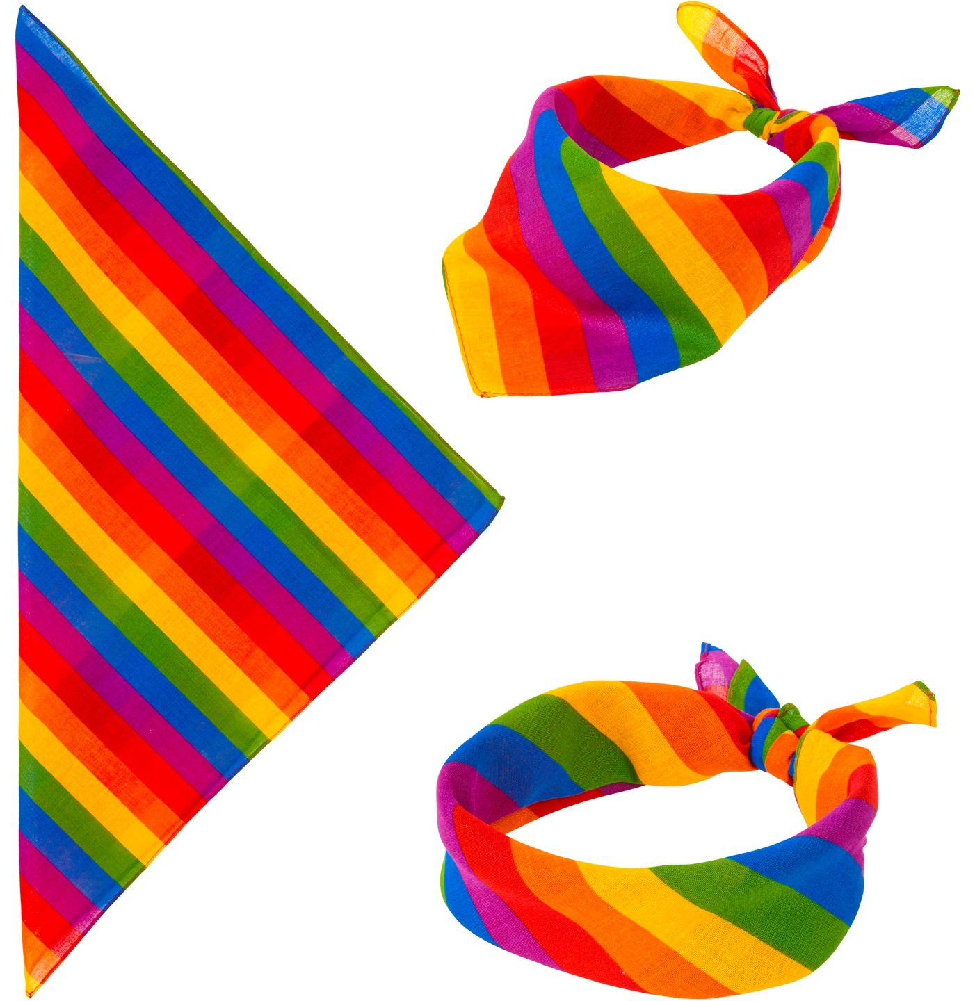 Pride regenboog bandana volwassenen
