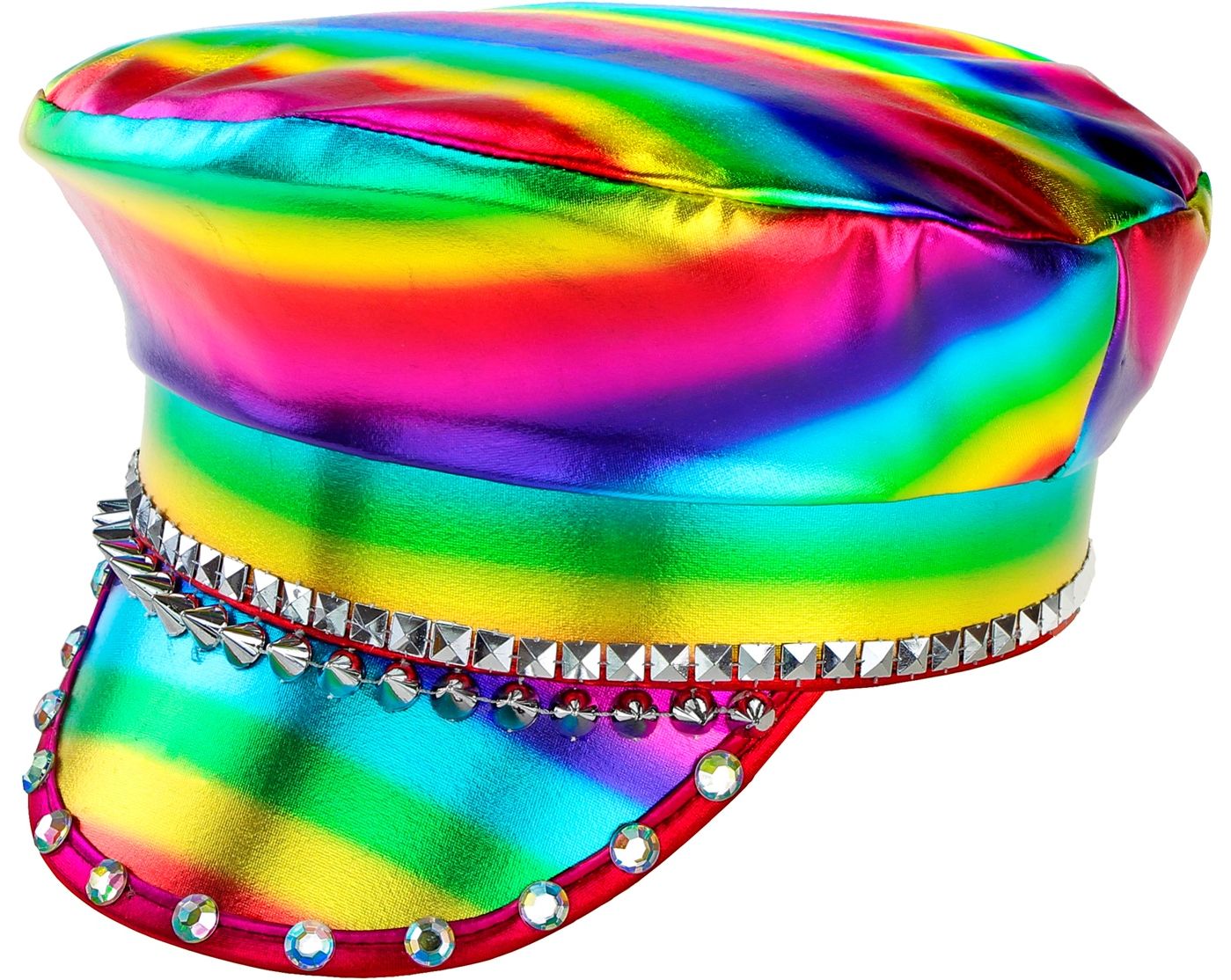 Pride Regenboog Cap met Studs