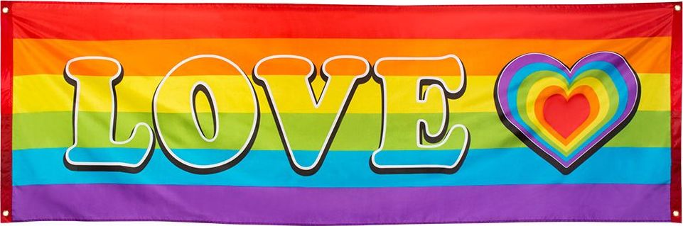 Pride Regenboog Love Banner