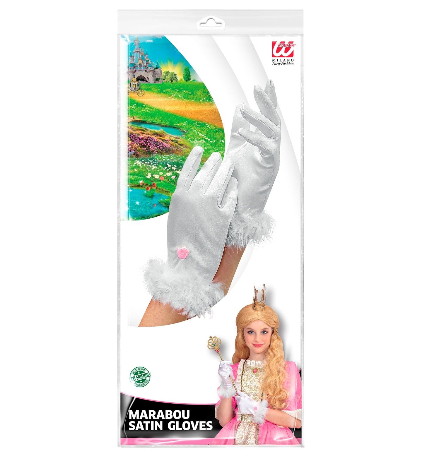 Prinses Handschoenen Wit Meisjes