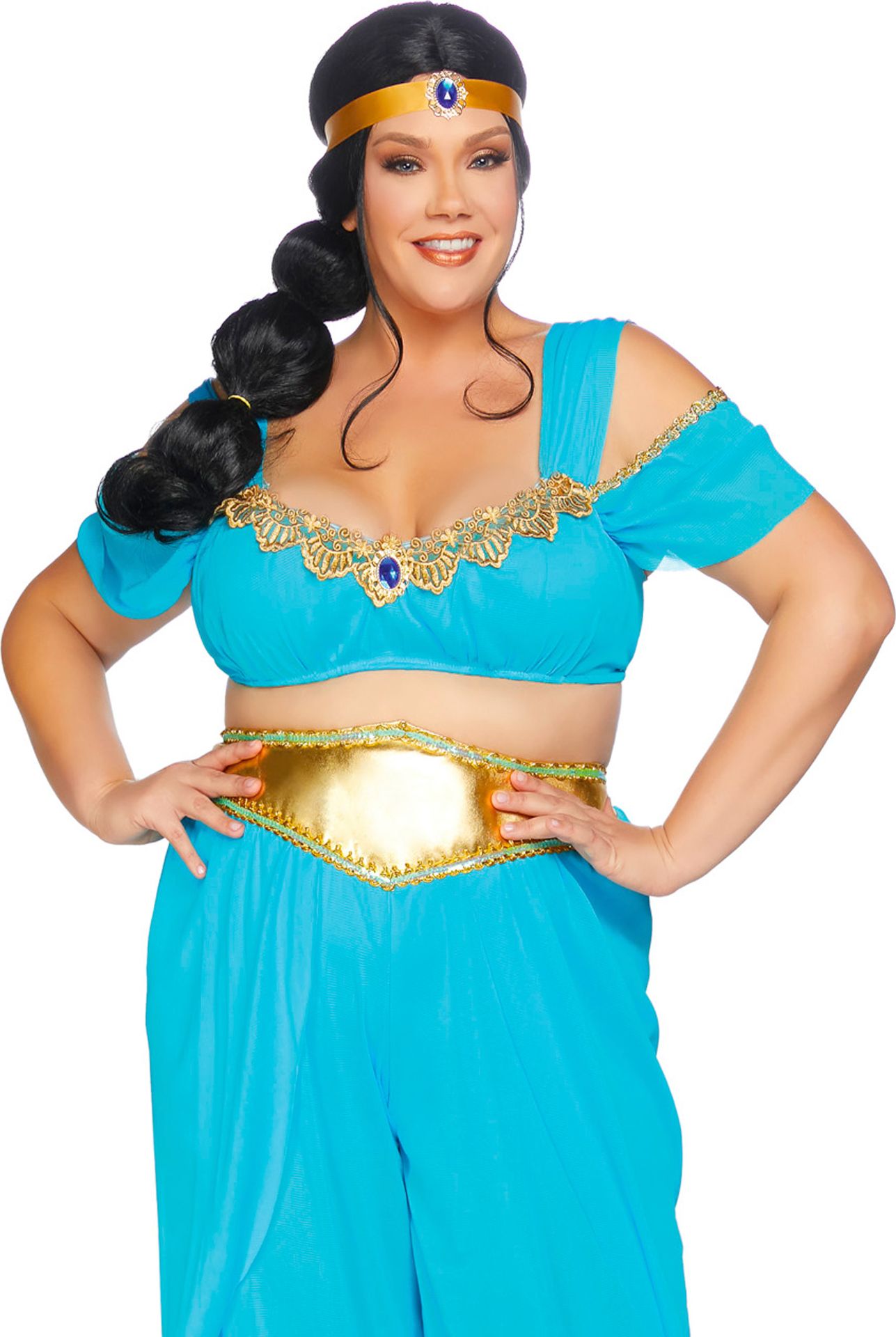 Prinses Jasmine Aladdin kostuum plussize