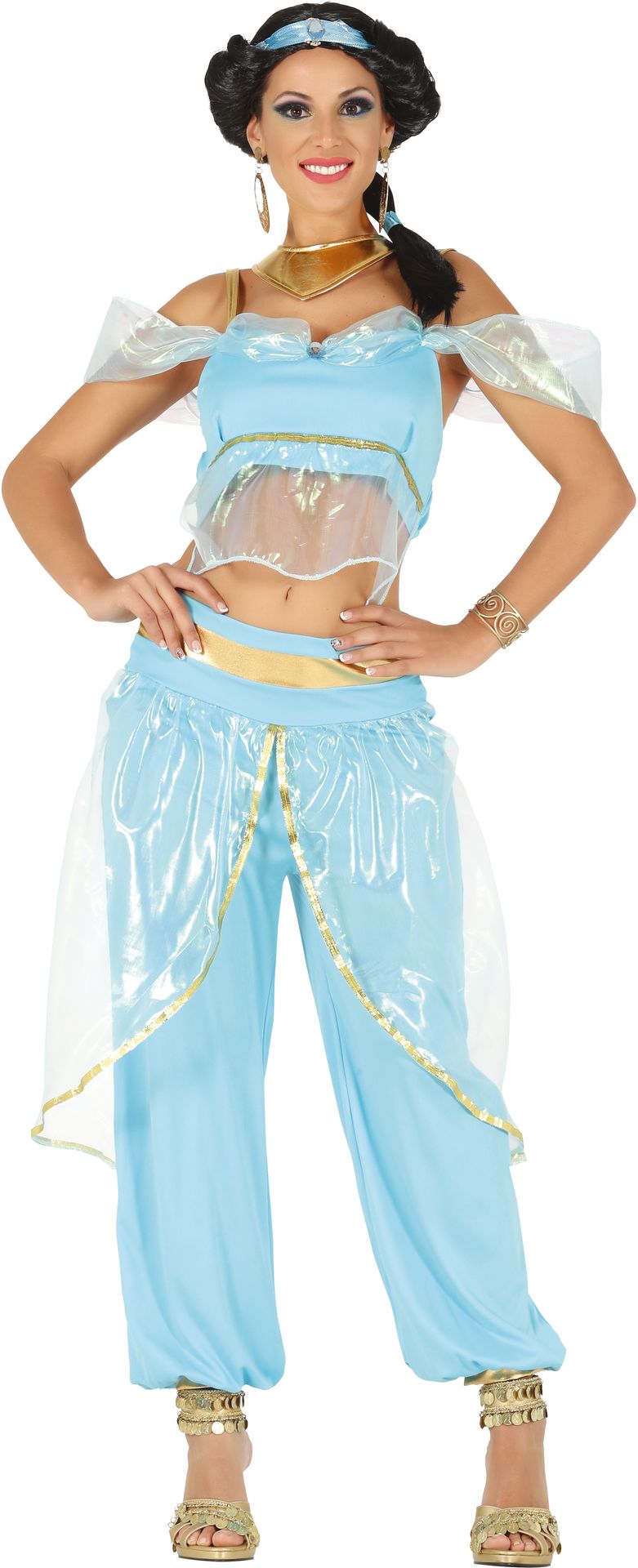 Schrijft een rapport uitspraak tennis Prinses Jasmine van Aladin kostuum | Carnavalskleding.nl