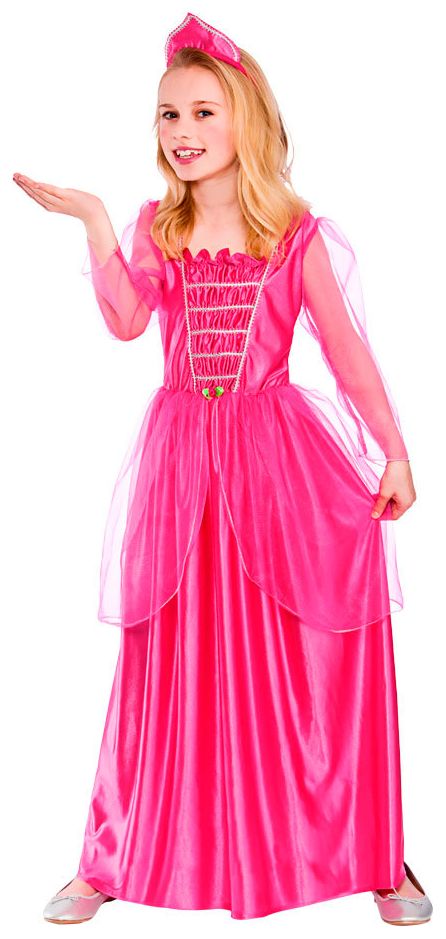 Prinses peach jurk kind
