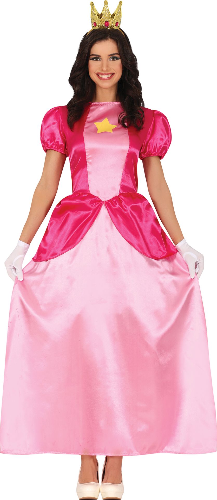 Prinses Peach Lange Jurk Dames