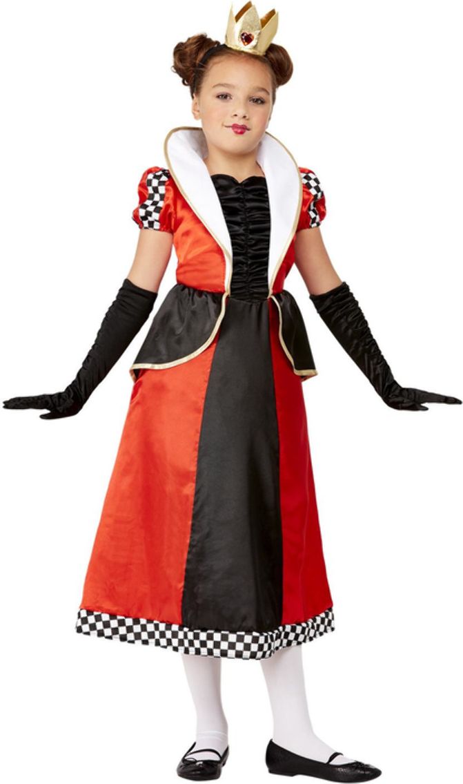 Queen Of Hearts Kostuum Rood