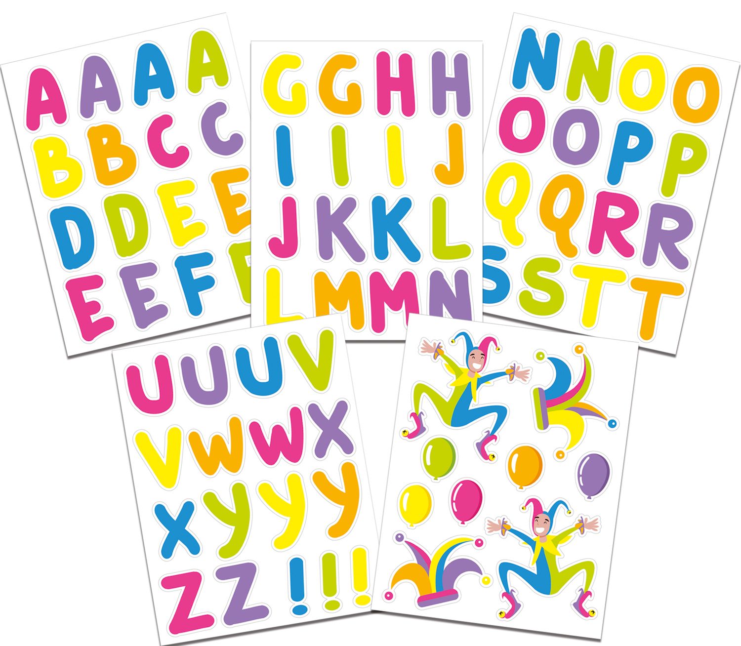 Raamstickers Gekleurd Joker