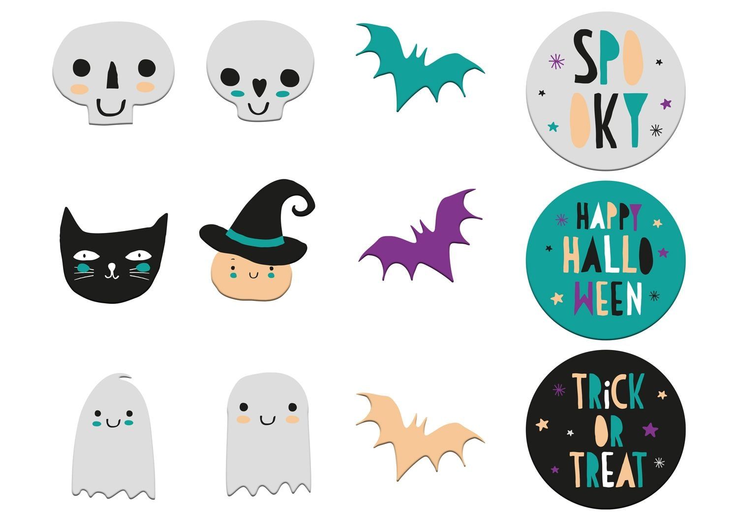 Raamstickers Halloween