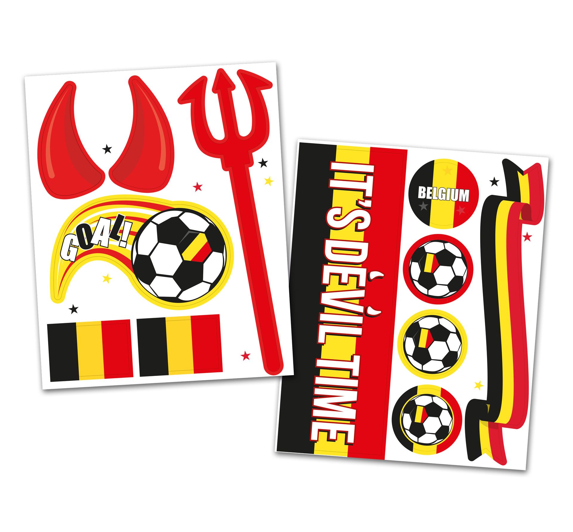 Raamstickers voetbal België