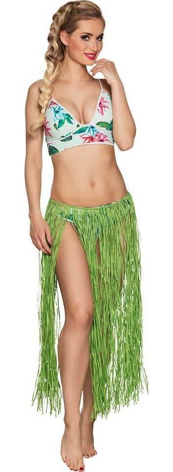 Raffia Hawaii Rok Lang Groen