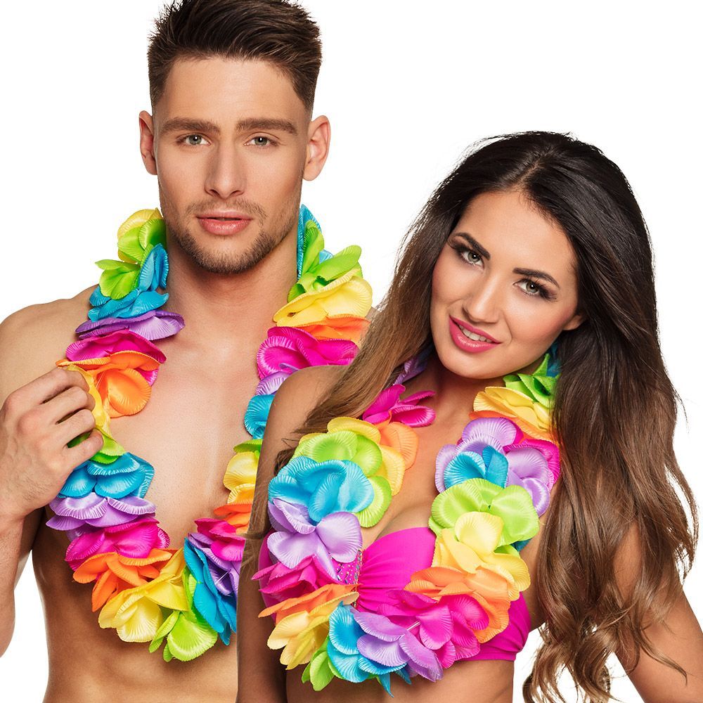 Rainbow Xl Deluxe Hawaii Bloemen Slinger