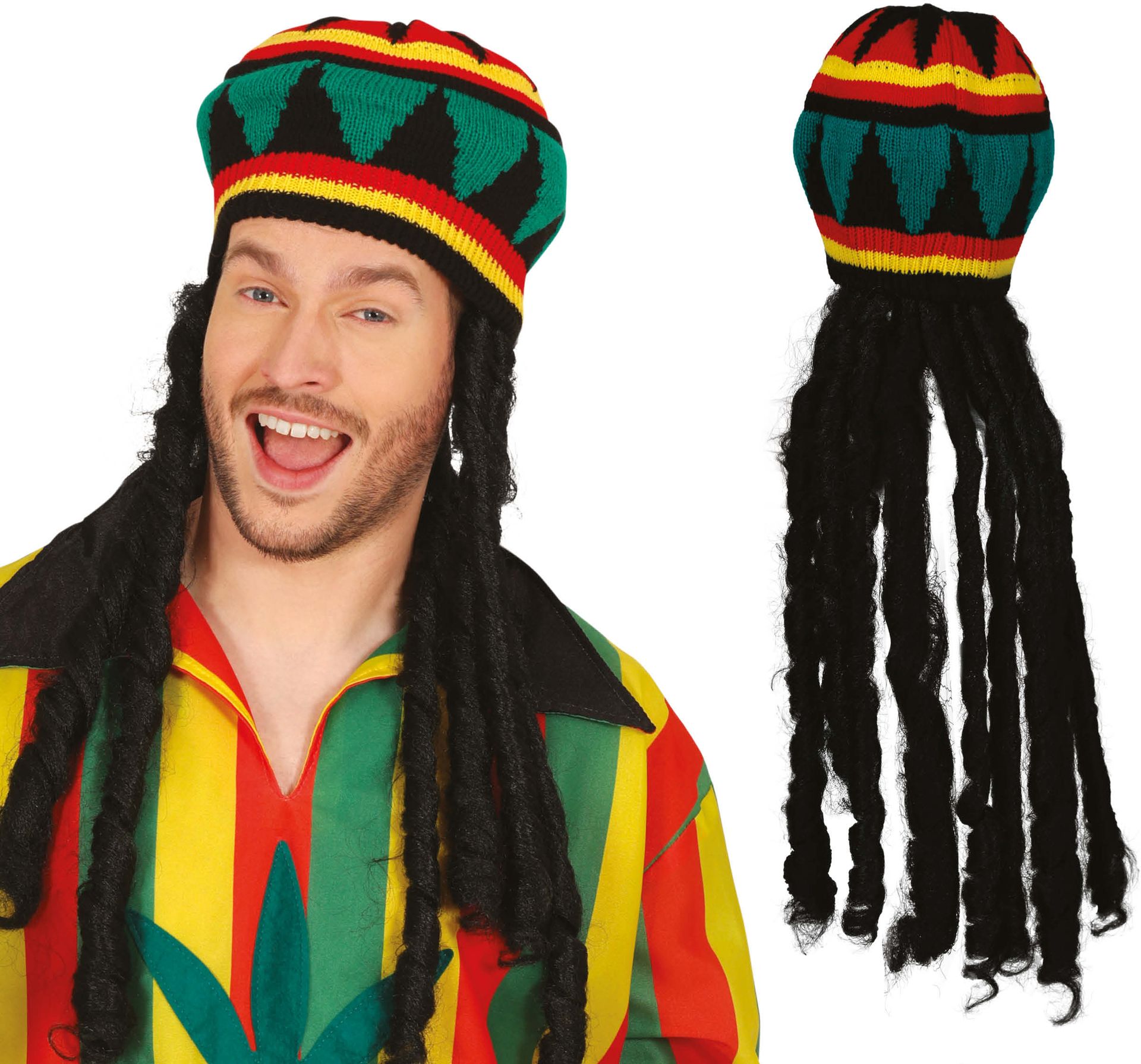 Rasta Hoed met Haar