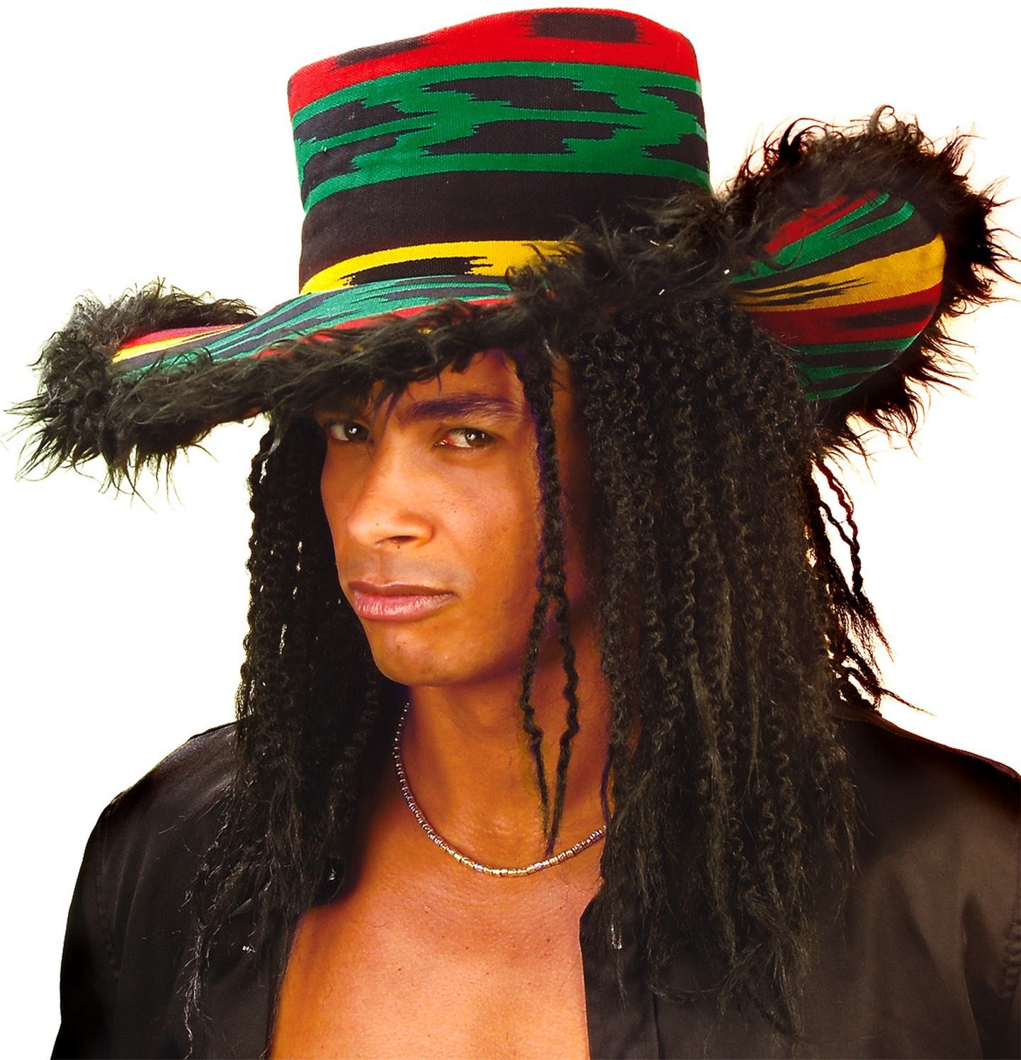 Rasta Hoed met Pluche Rand