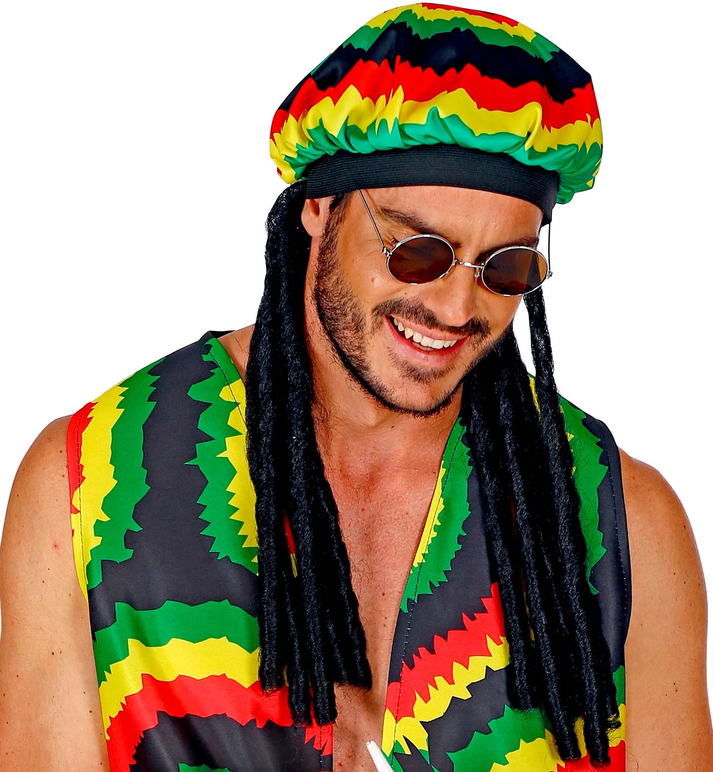 Rasta Hoed met Vlechten