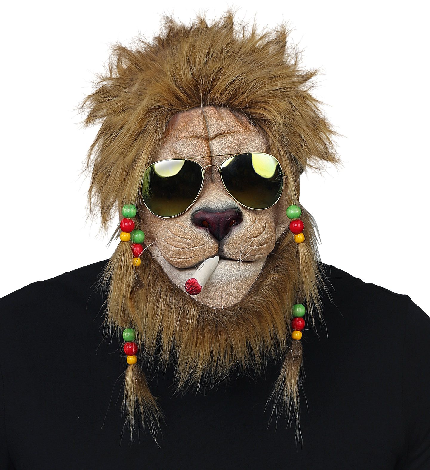 Rasta Leeuw Masker