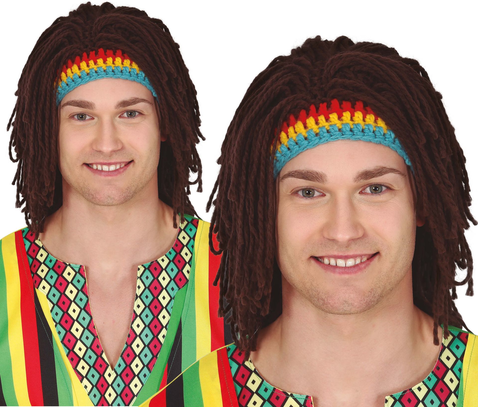 Rasta Pruik Kleurrijke Hoofdband