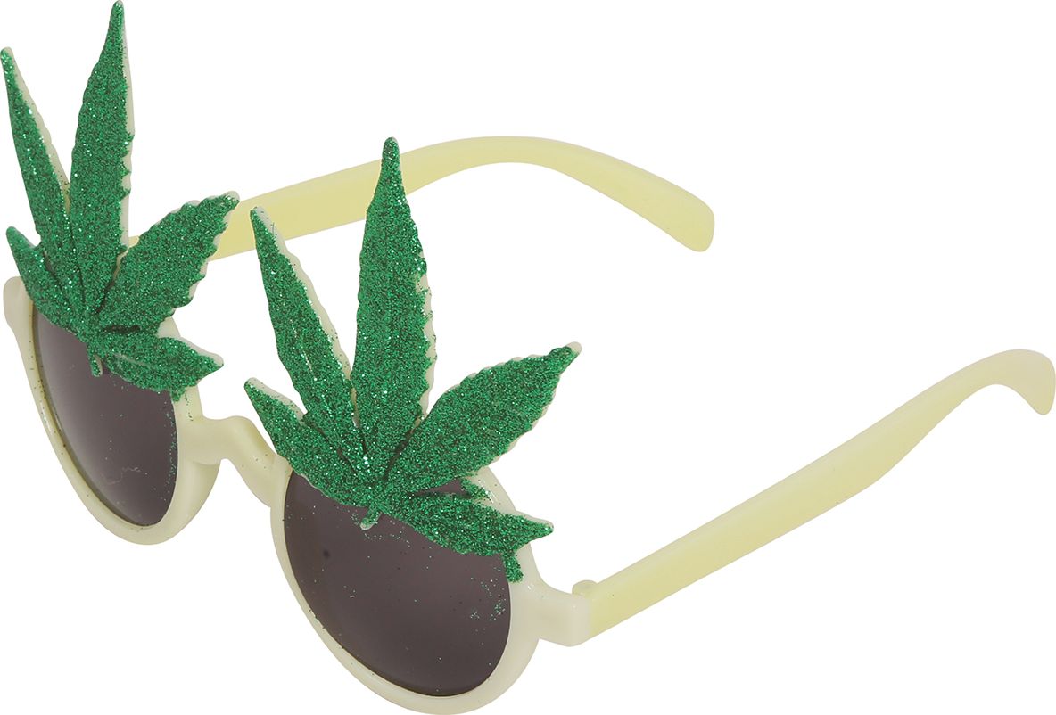 Rasta Wietblaadjes Bril