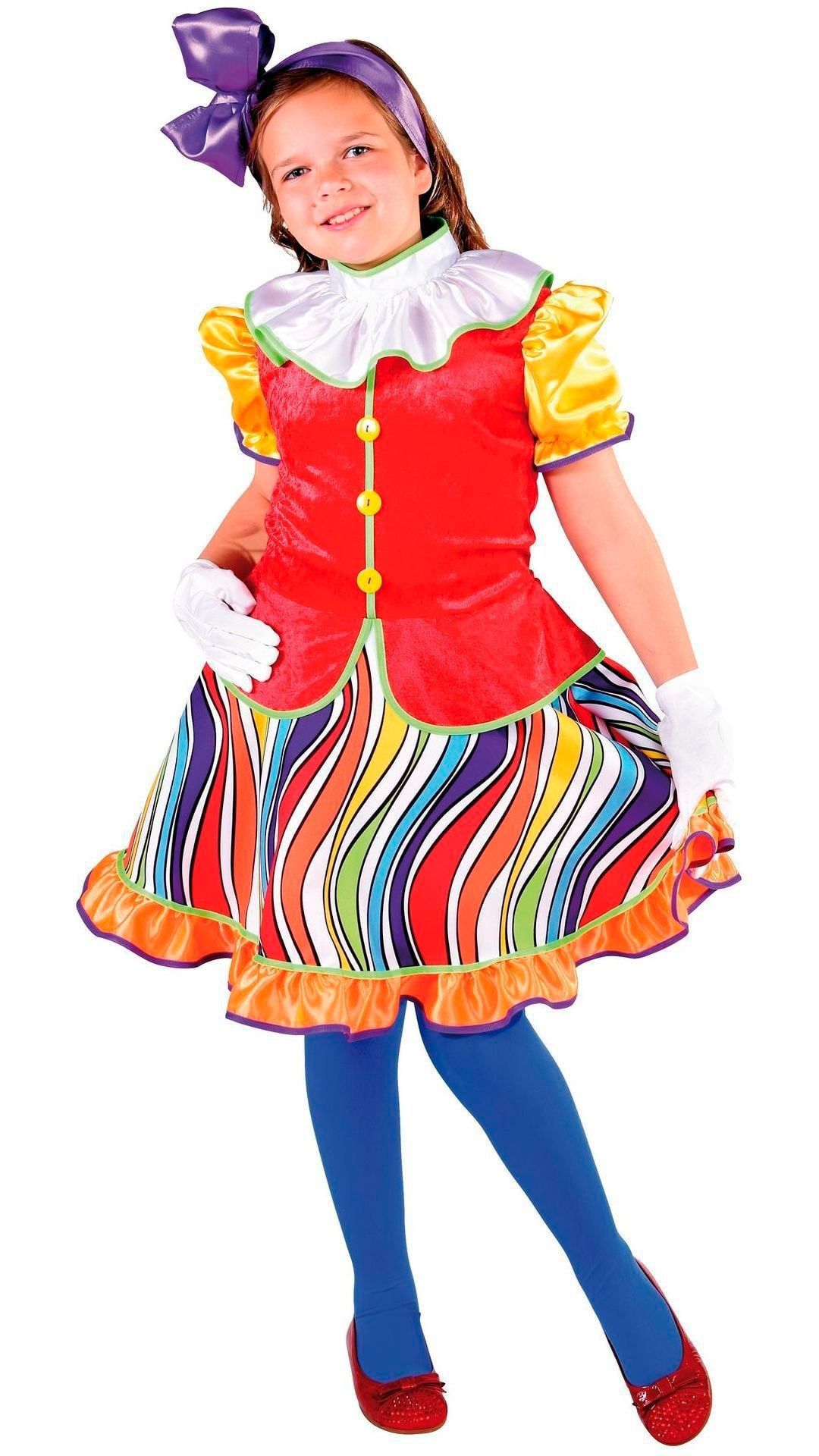 Regenboog Clown Jurkje Meisjes