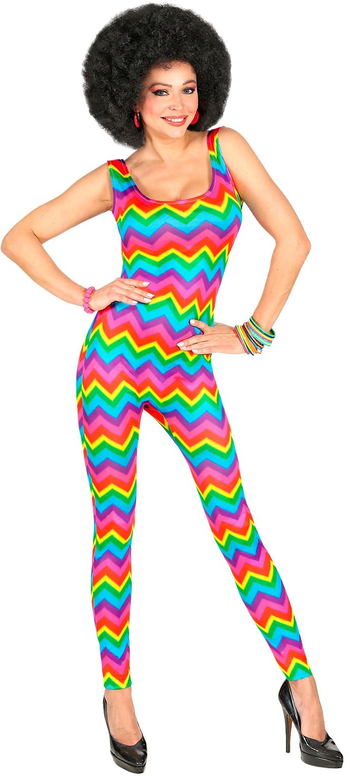 Regenboog Disco Jumpsuit