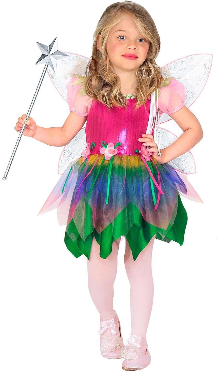 Regenboog Fee Kinderen Kostuum