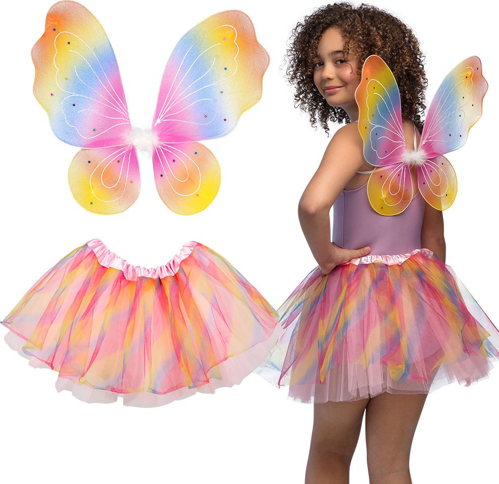 Regenboog Fee Verkleed Setje Kind