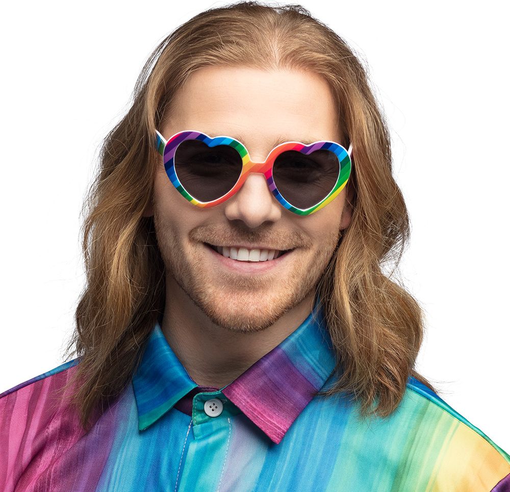 Regenboog Hartjesbril