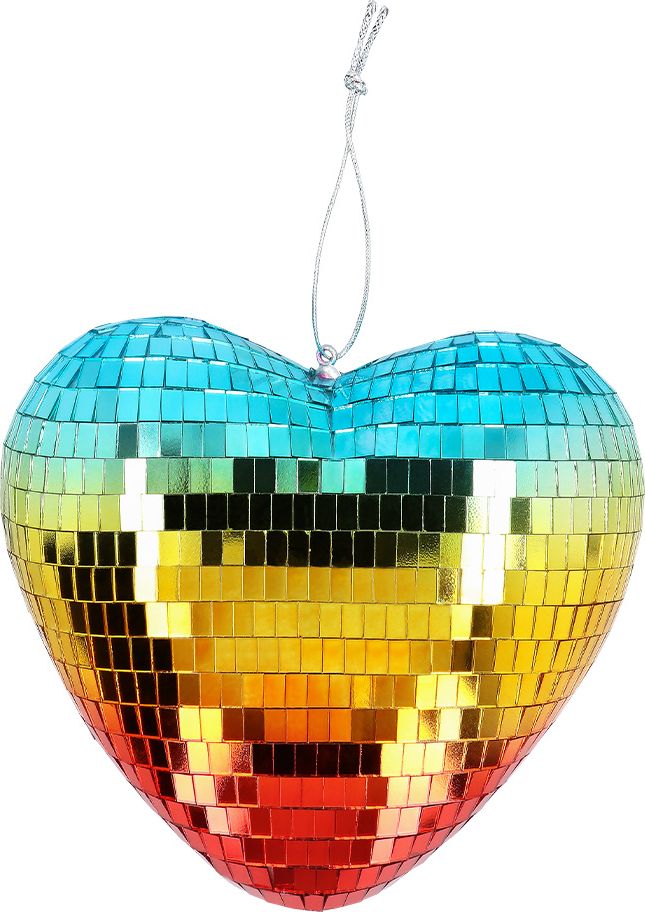 Regenboog Hartvormige Discobal