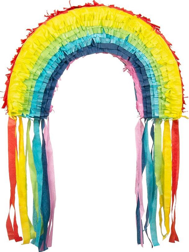 Regenboog Piñata Klein