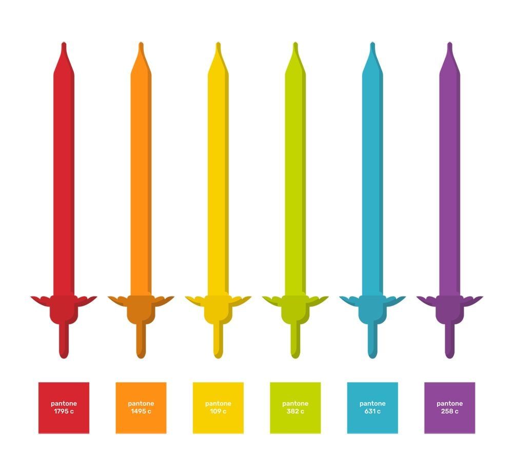 Regenboog Verjaardag Gekleurde Taartkaarsjes 24 Stuks