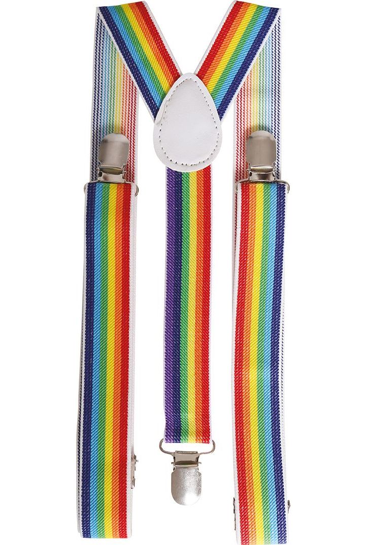 Regenboogkleurige Clown Bretels