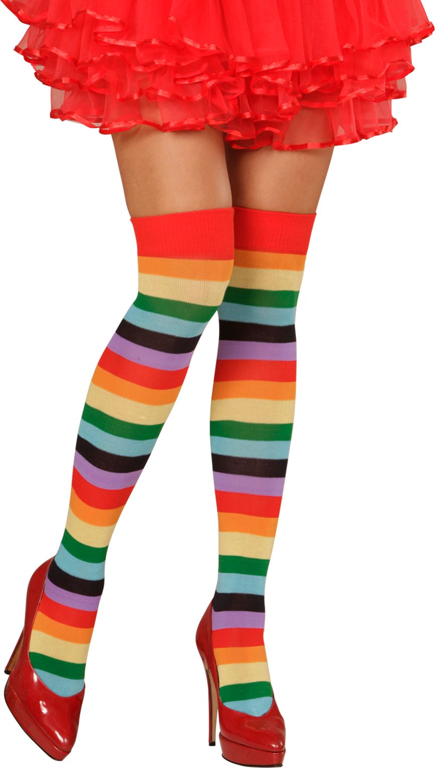 Regenboogkousen