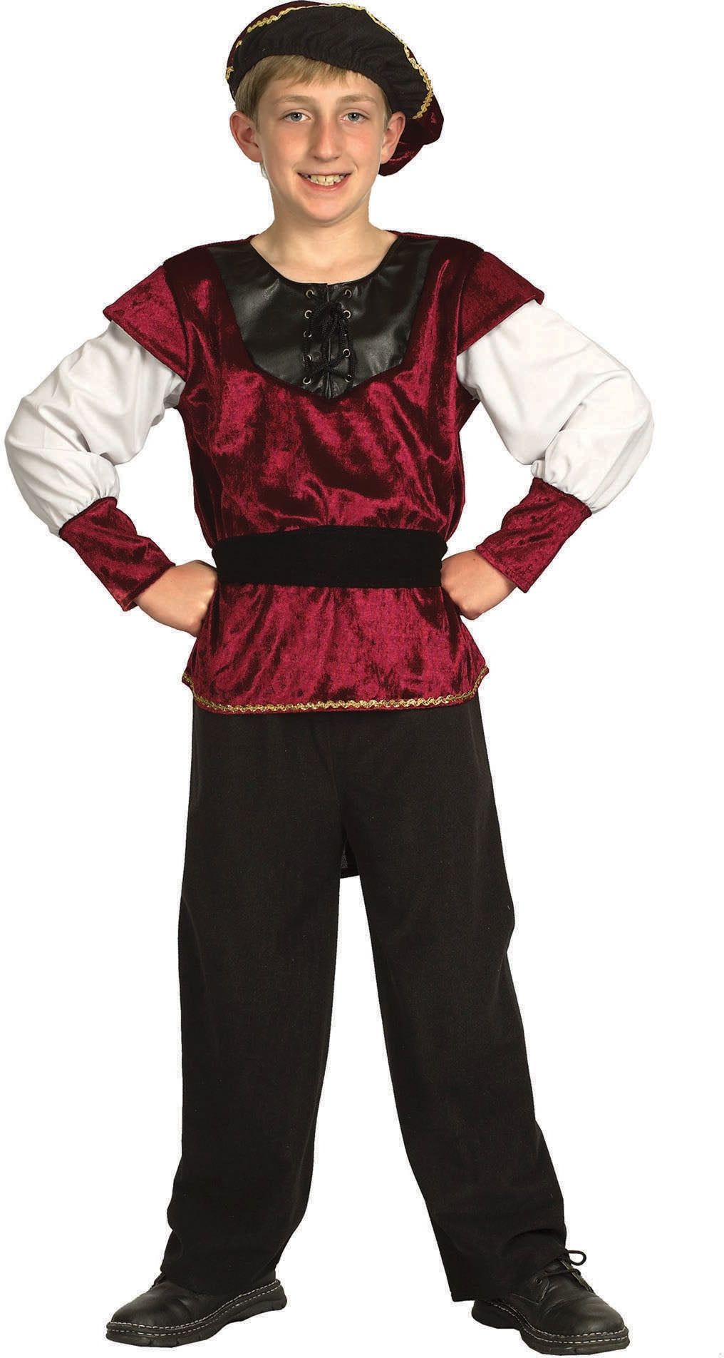 Renaissance Burger Jongens Kostuum
