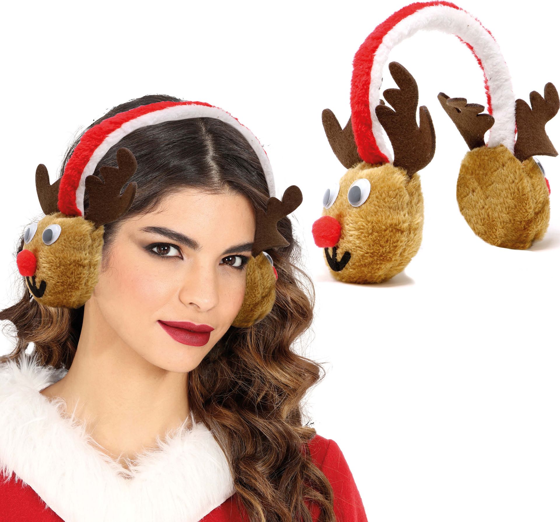 Rendier Kerst Oorwarmers