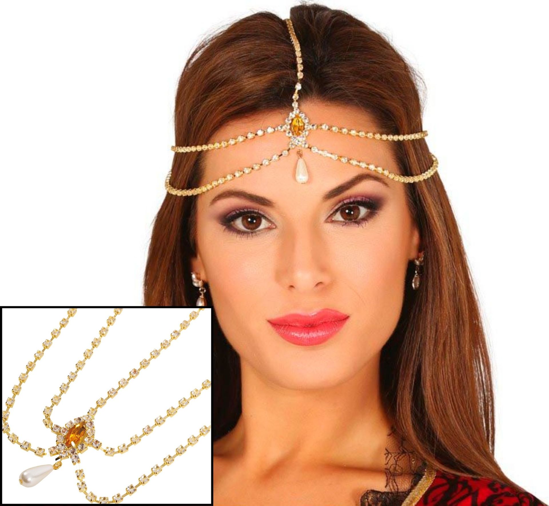 Retro 20's Hoofdband met Strass