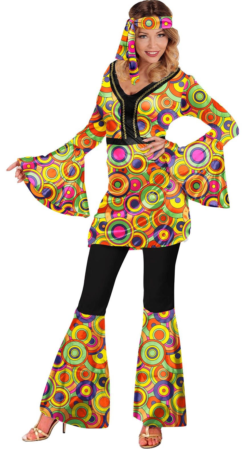 Retro 70's Groovy Style Kostuum Dames