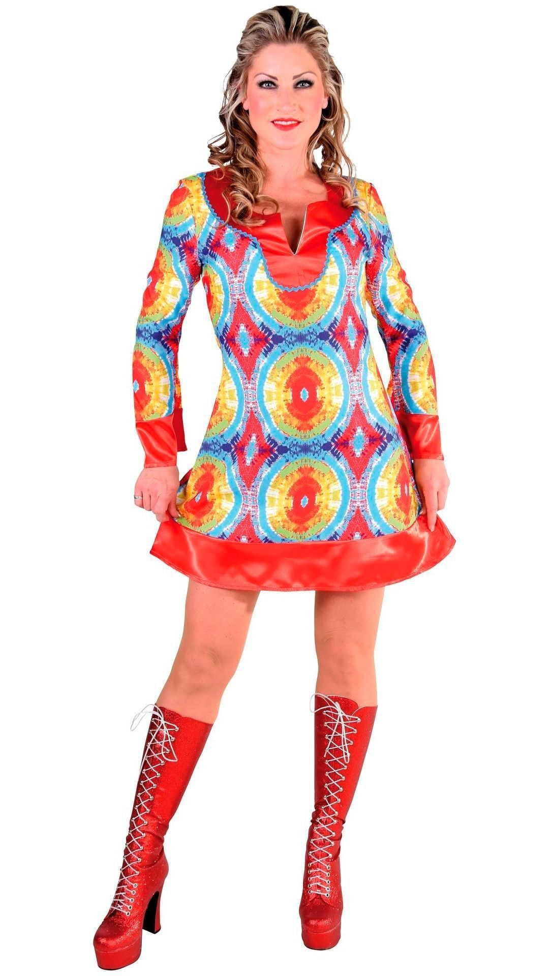 Retro 70's Jurk Vrouwen