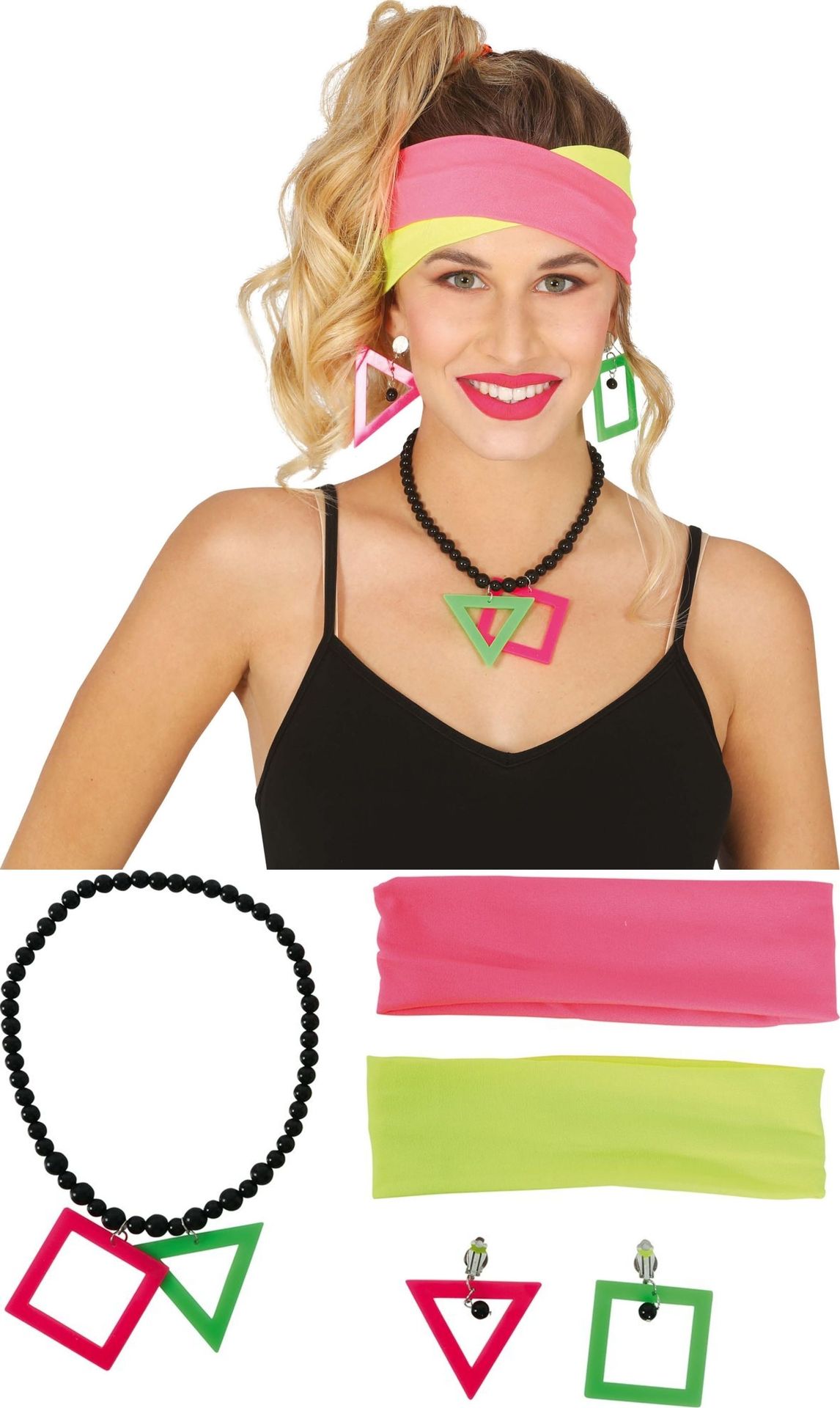 Retro 80's Accessoire Set