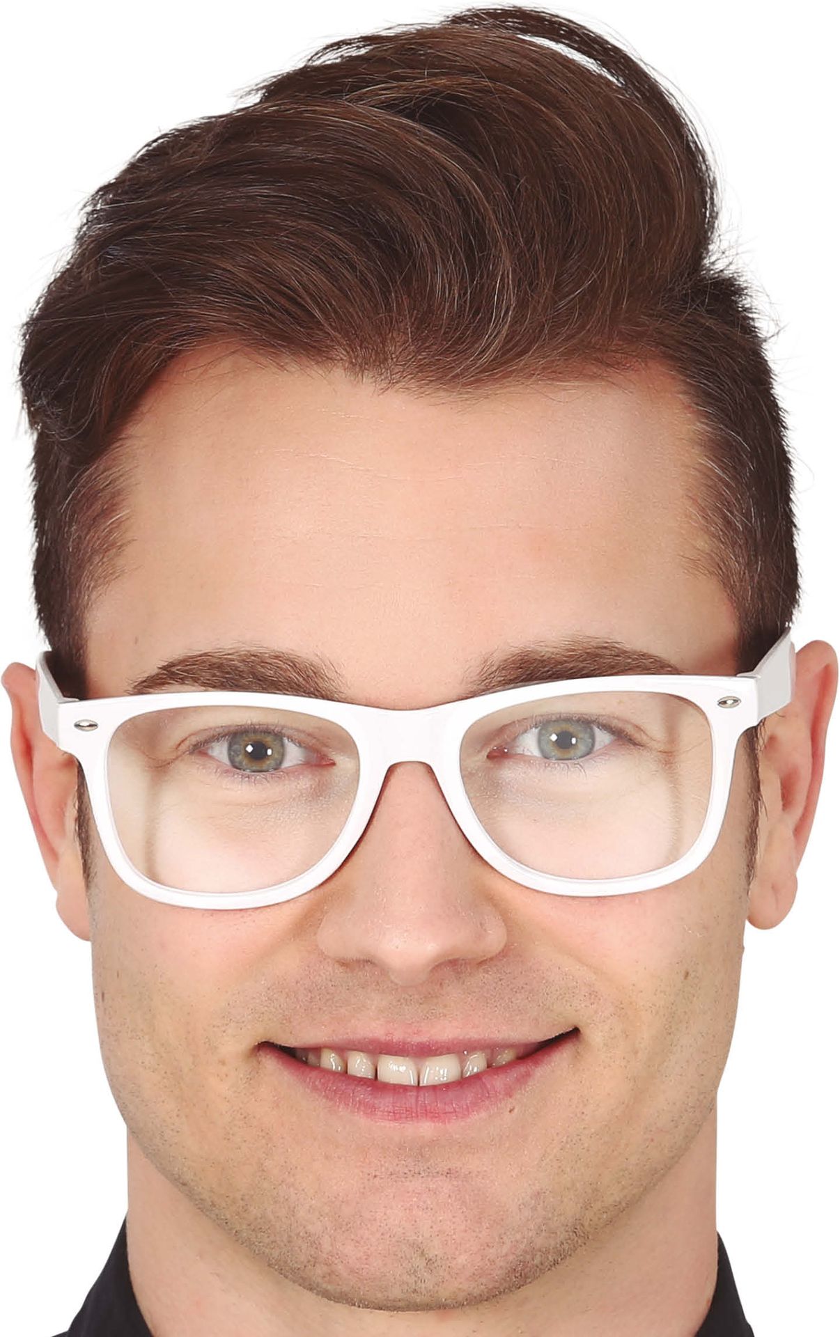 Retro 80's Witte Bril