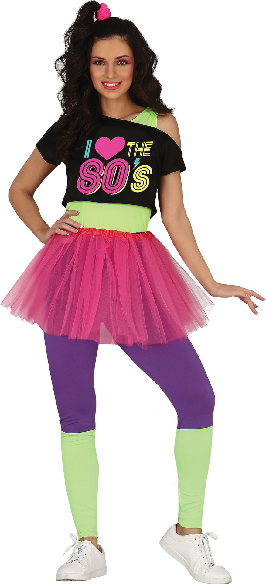 Retro 80's Zangeres Kostuum