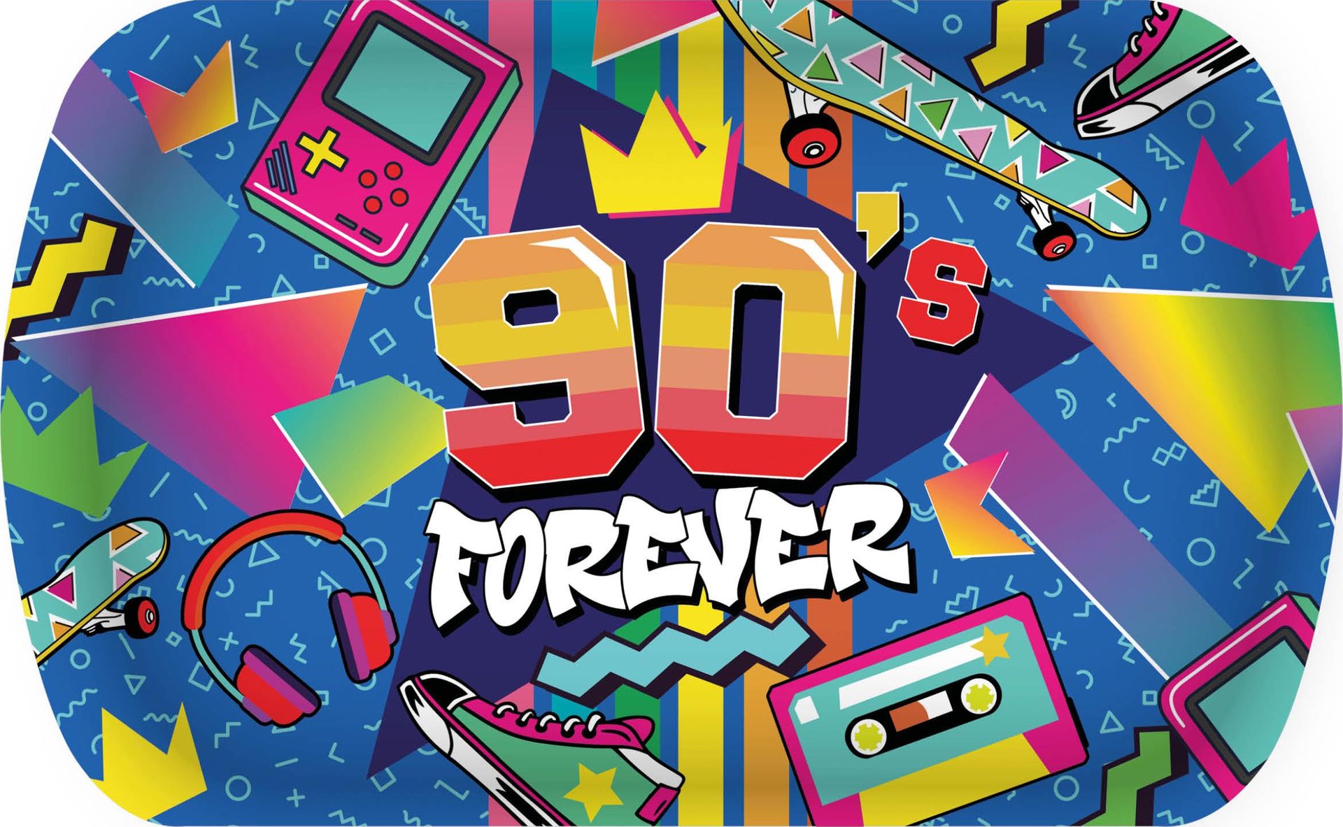 Retro 90's Forever Dienblad