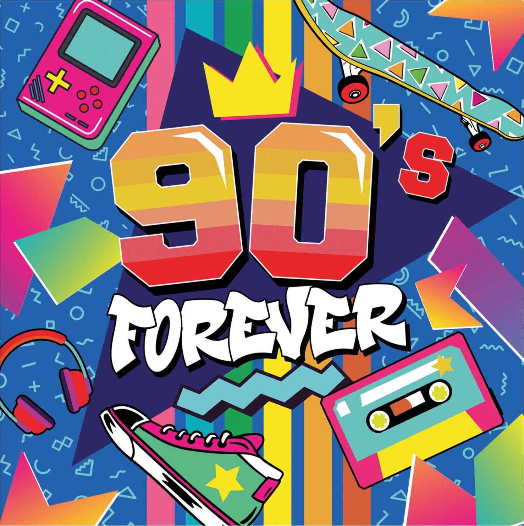 Retro 90's Forever Servetten