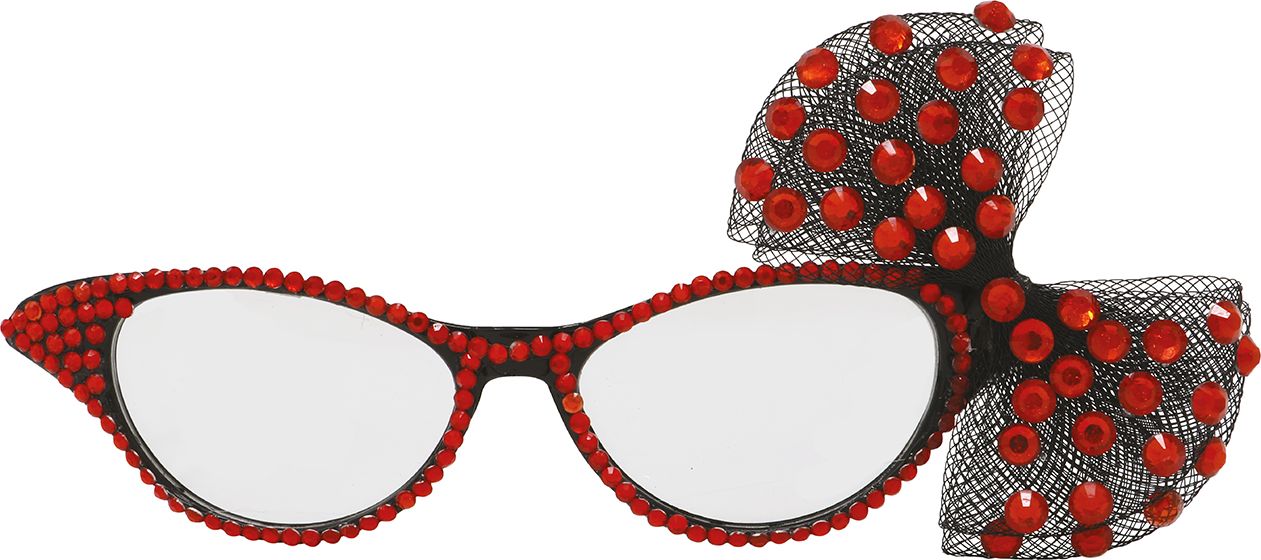 Retro Bril met Strik