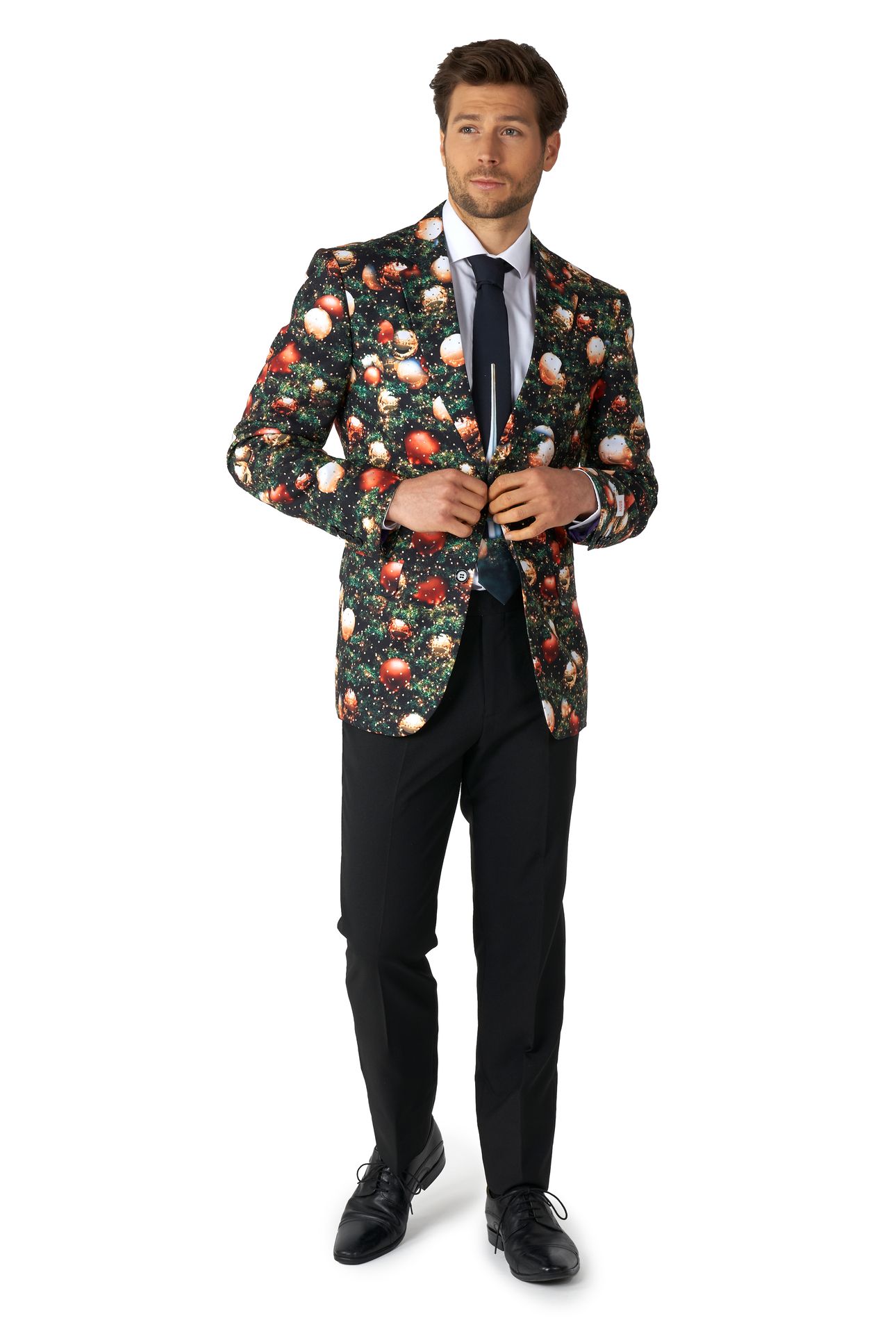 Retro Foute Kerstboom Opposuits Kostuum