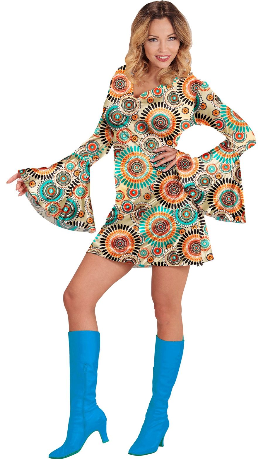 Retro Hippie Jurkje Dames