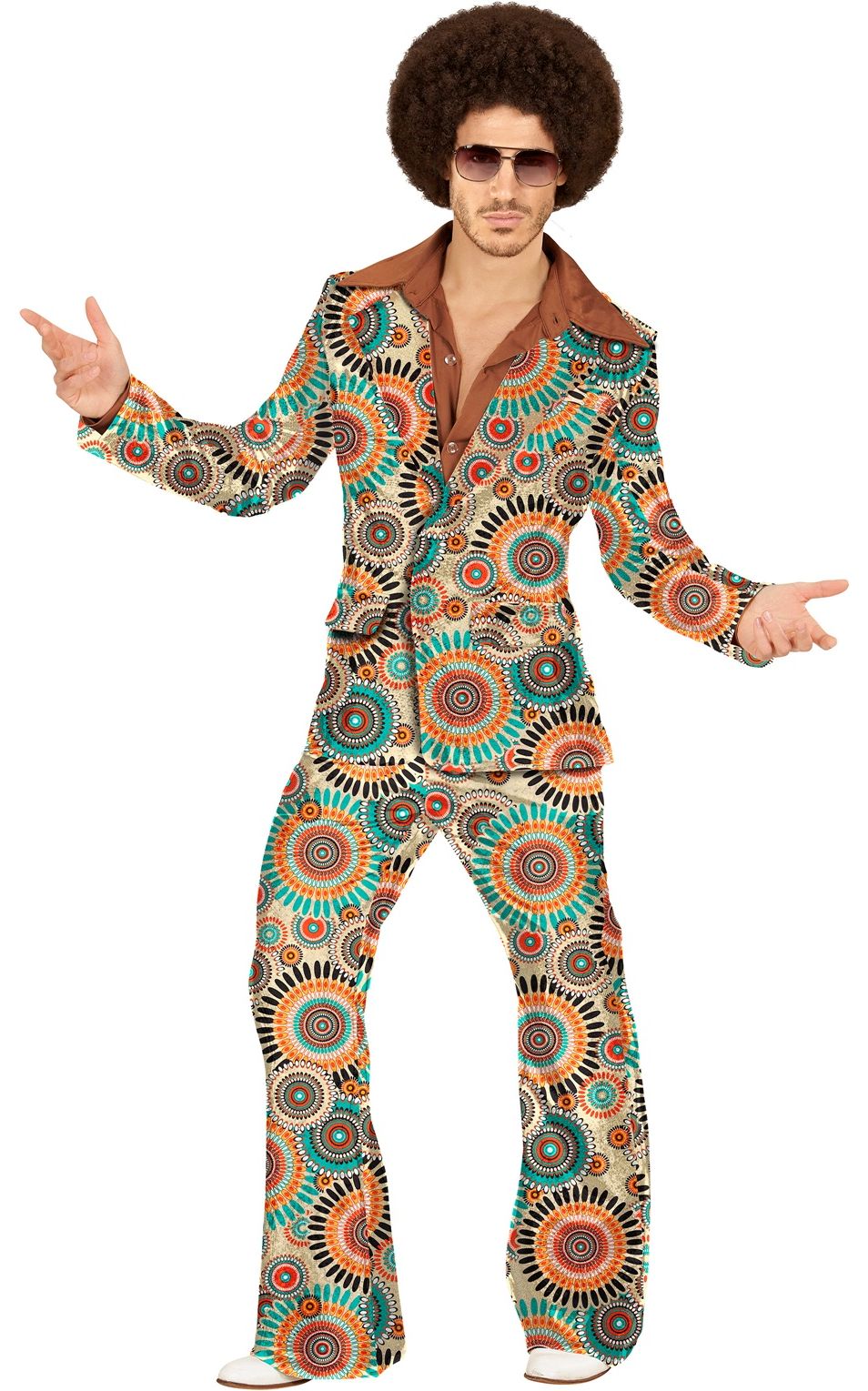 Retro Hippie Kostuum Heren