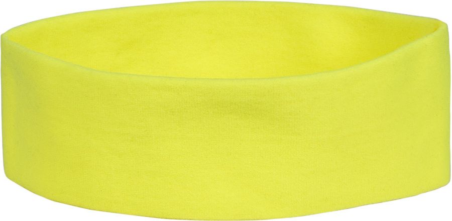Retro hoofdband neon geel