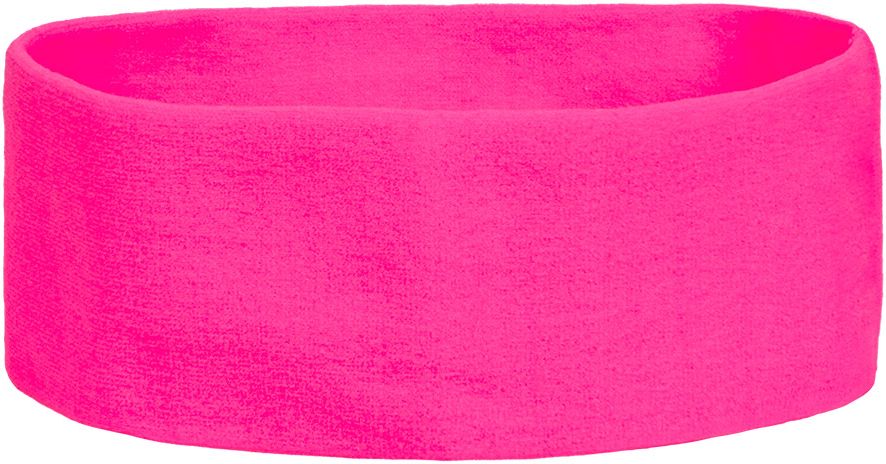 Retro hoofdband neon roze