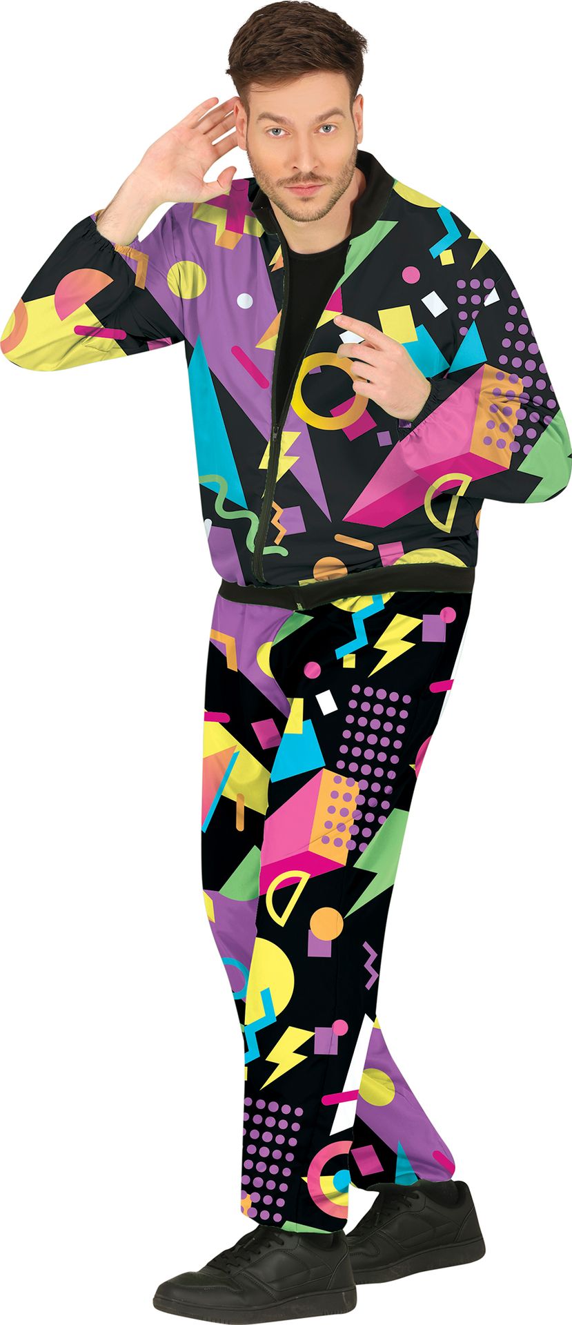 Retro Multicolor Trainingspak Volwassenen