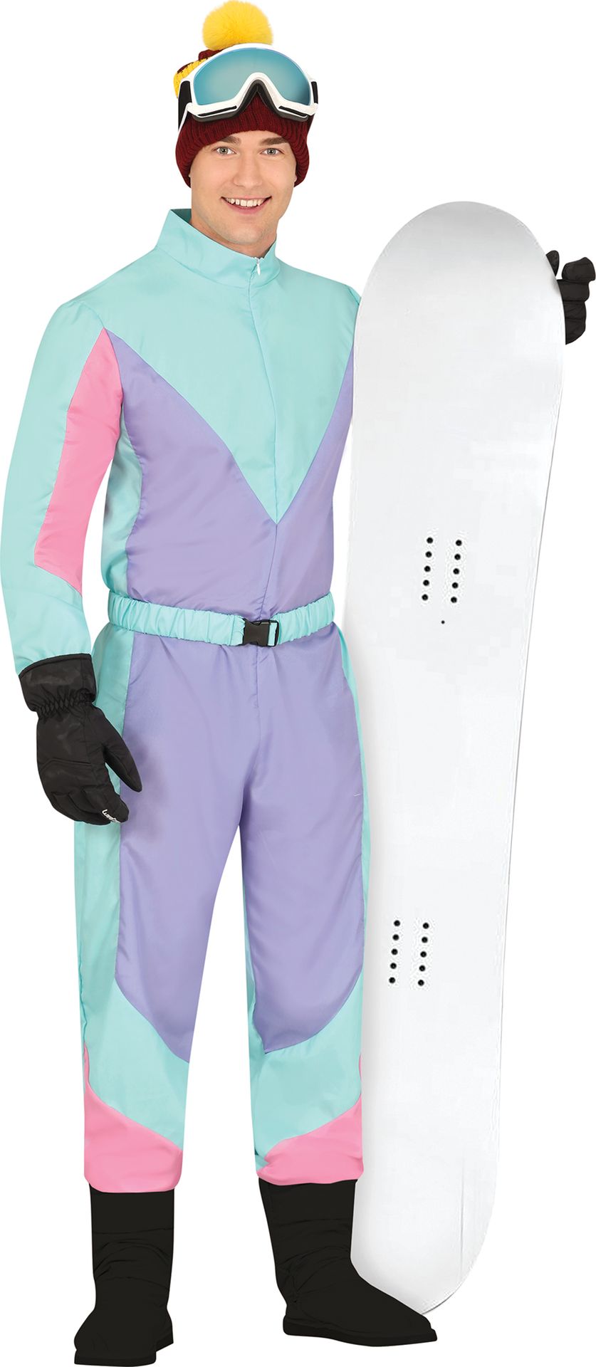 Retro Sportieve Ski Outfit Volwassenen