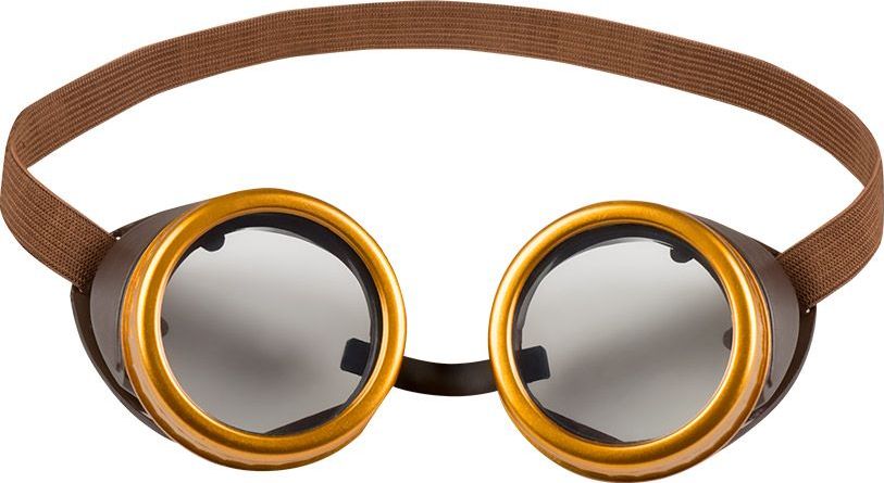 Retropunk Bronzen Steampunk Bril